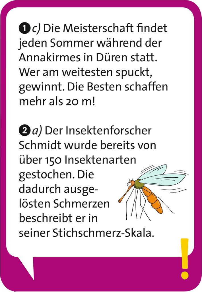 Rätselspiel Moses Verlag Pocket Quiz junior Unglaublich, aber wahr