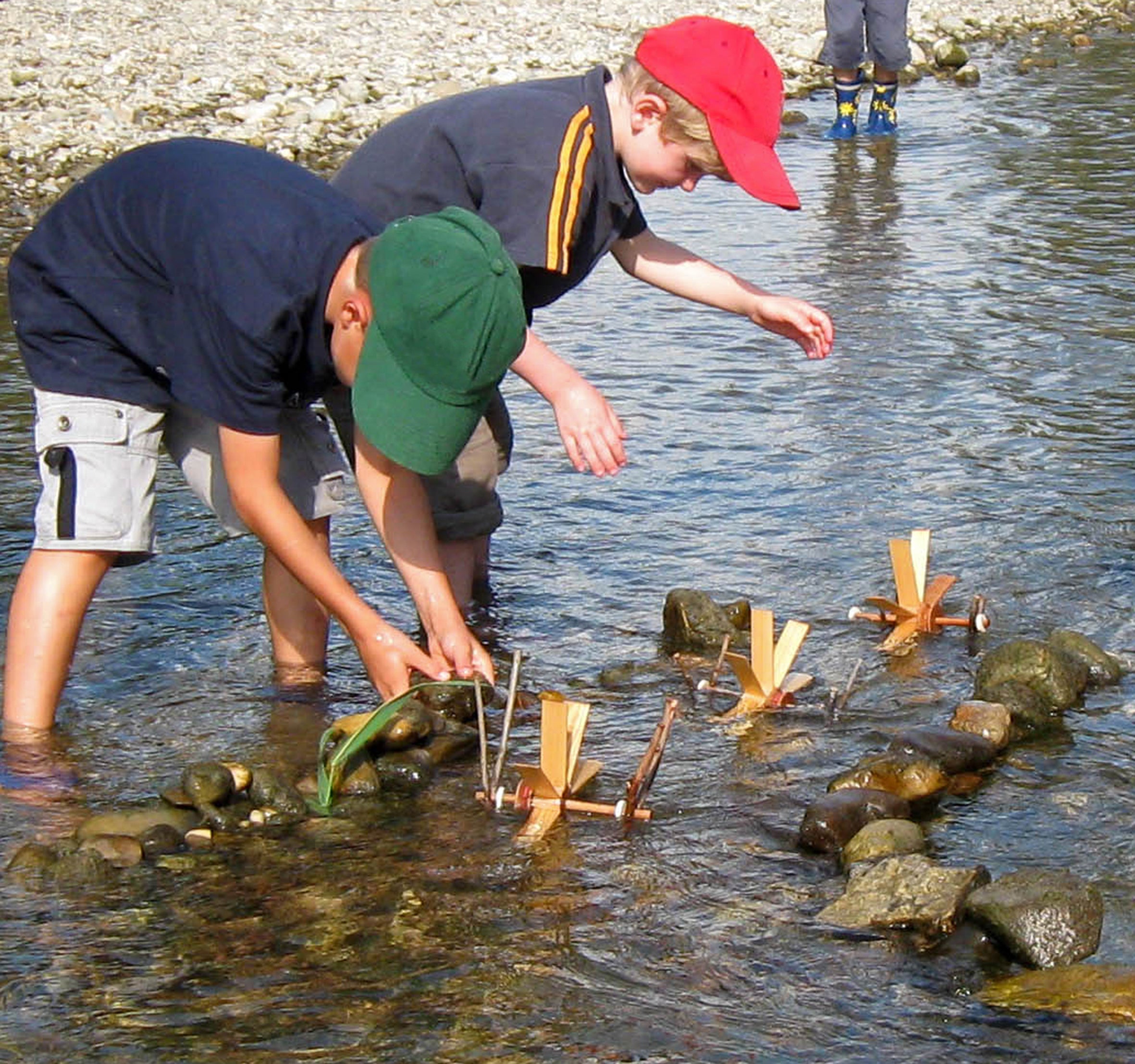 Holzbausatz Kraul Kleines Wasserrad