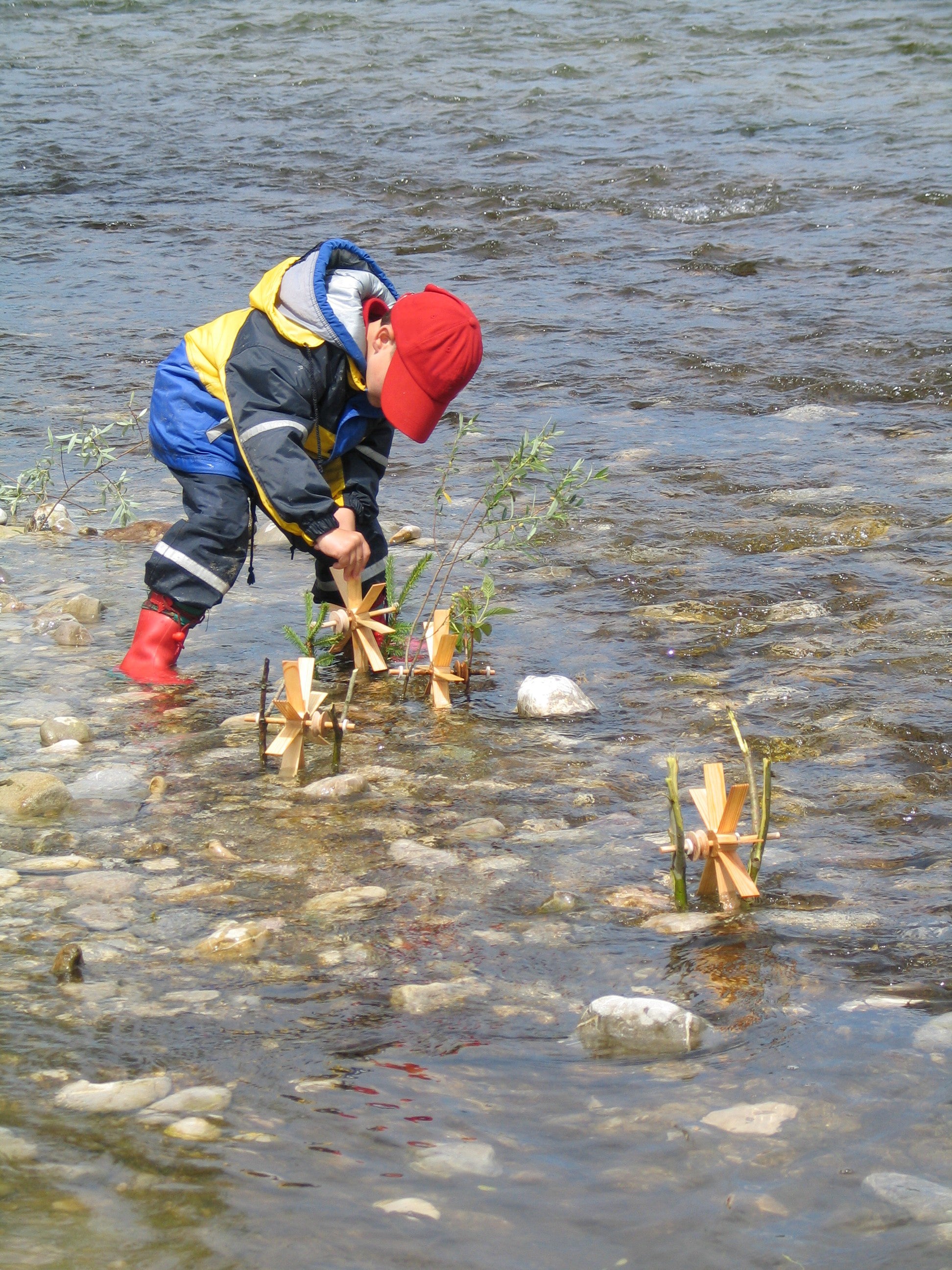 Holzbausatz Kraul Kleines Wasserrad