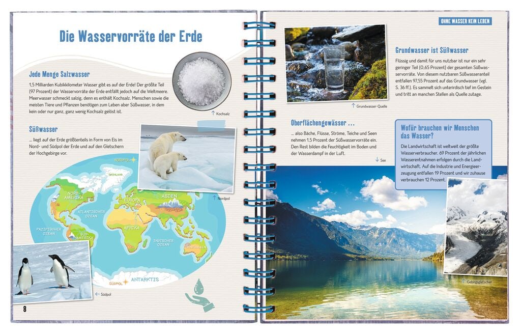 Sachbuch Moses Verlag Expedition Natur: Das Wasserforscherbuch