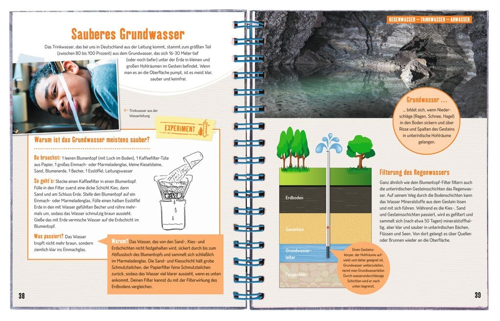 Sachbuch Moses Verlag Expedition Natur: Das Wasserforscherbuch