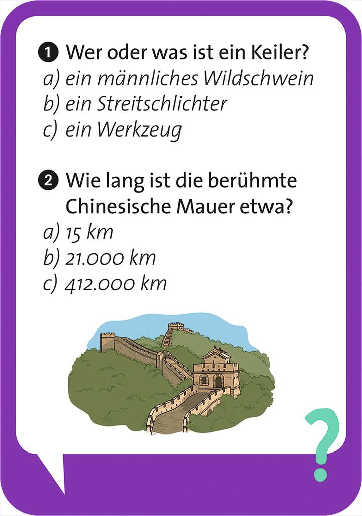 Moses 50 Karten / Pocket Quiz Moses Verlag Pocket Quiz junior Allgemeinwissen