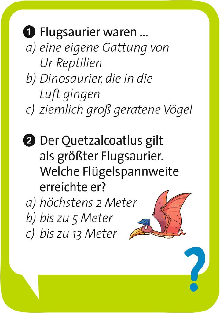 Moses 50 Karten / Pocket Quiz Moses Verlag Pocket Quiz junior Dinosaurier