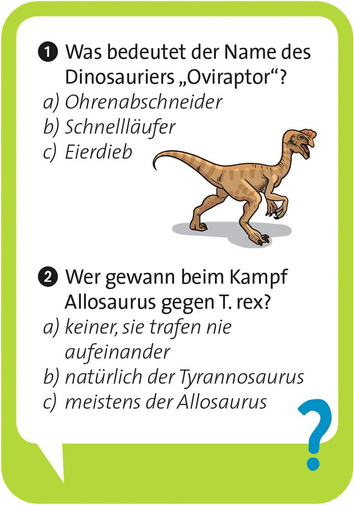 Moses 50 Karten / Pocket Quiz Moses Verlag Pocket Quiz junior Dinosaurier