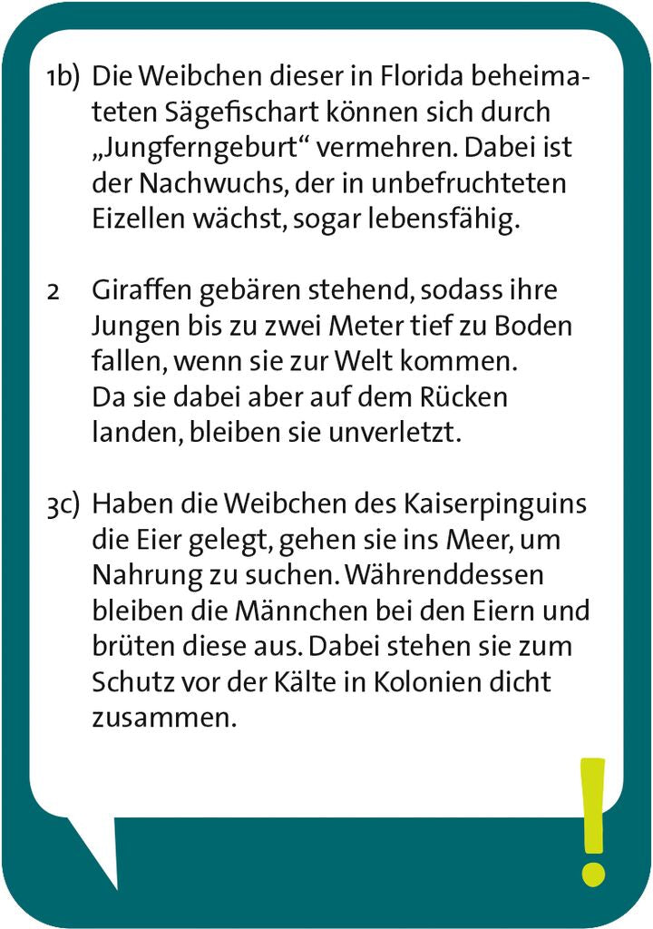 Moses 50 Karten / Pocket Quiz Moses Verlag Pocket Quiz Verrückte Natur