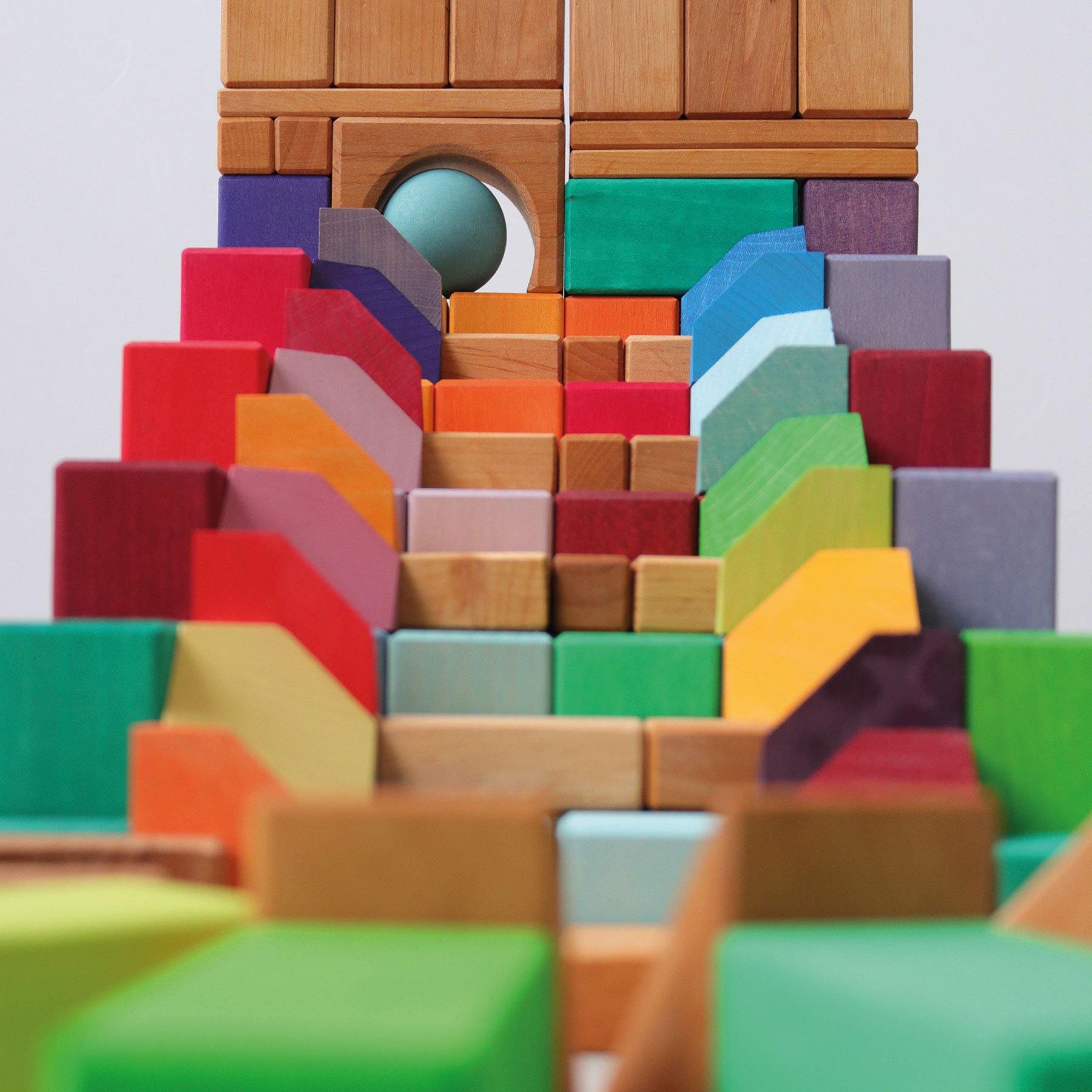 Bausteine GRIMM'S Spiel und Holz Design Bauspiel Eckstein