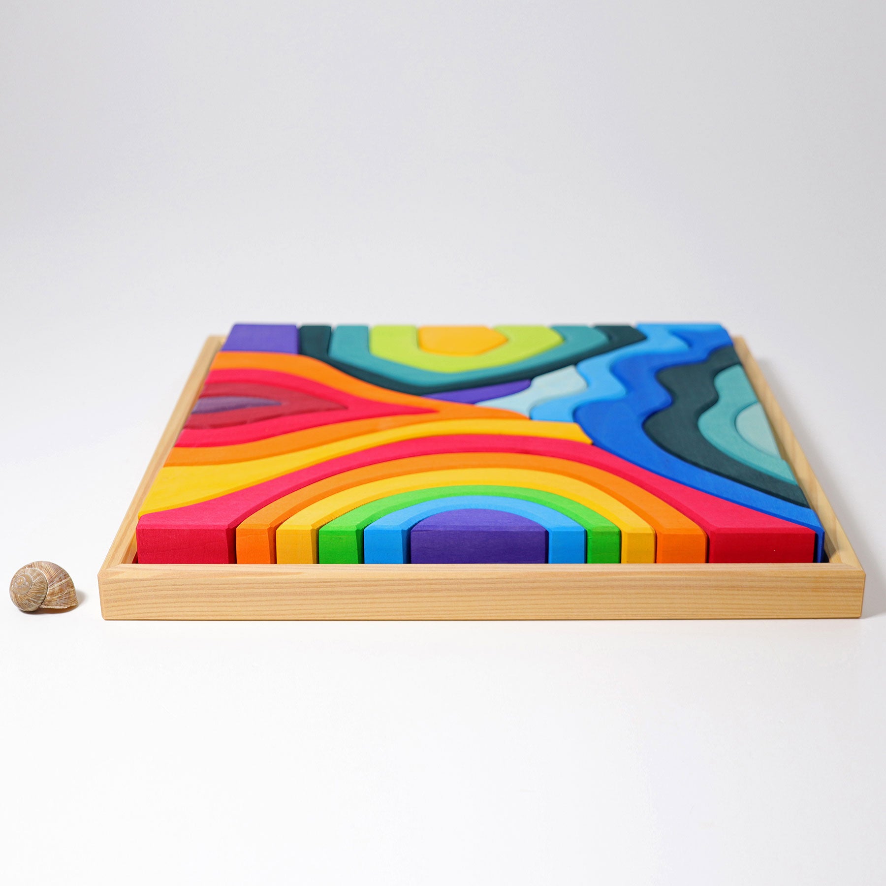Open-ended Play GRIMM'S Spiel und Holz Design Vier Elemente Baukasten