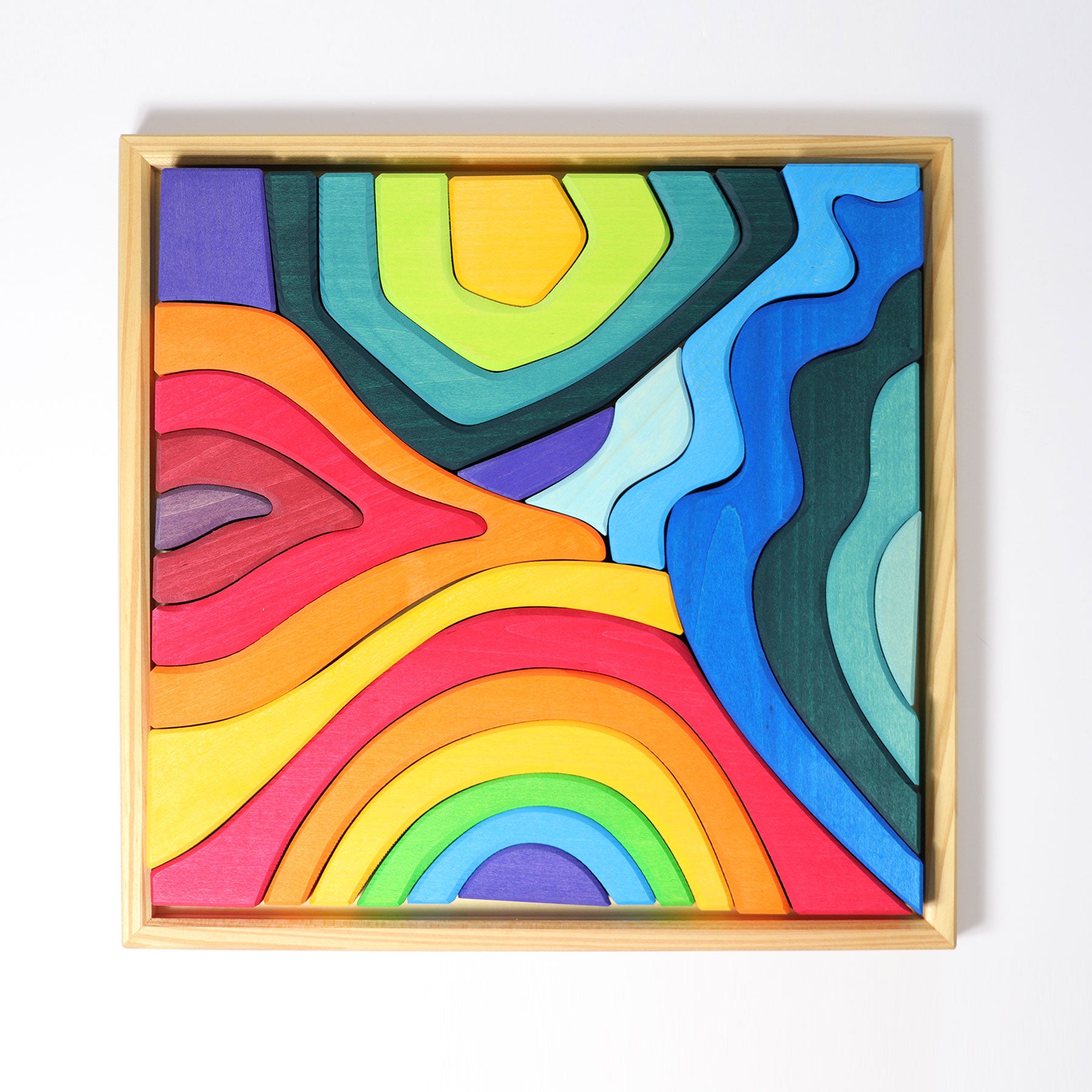 Open-ended Play GRIMM'S Spiel und Holz Design Vier Elemente Baukasten