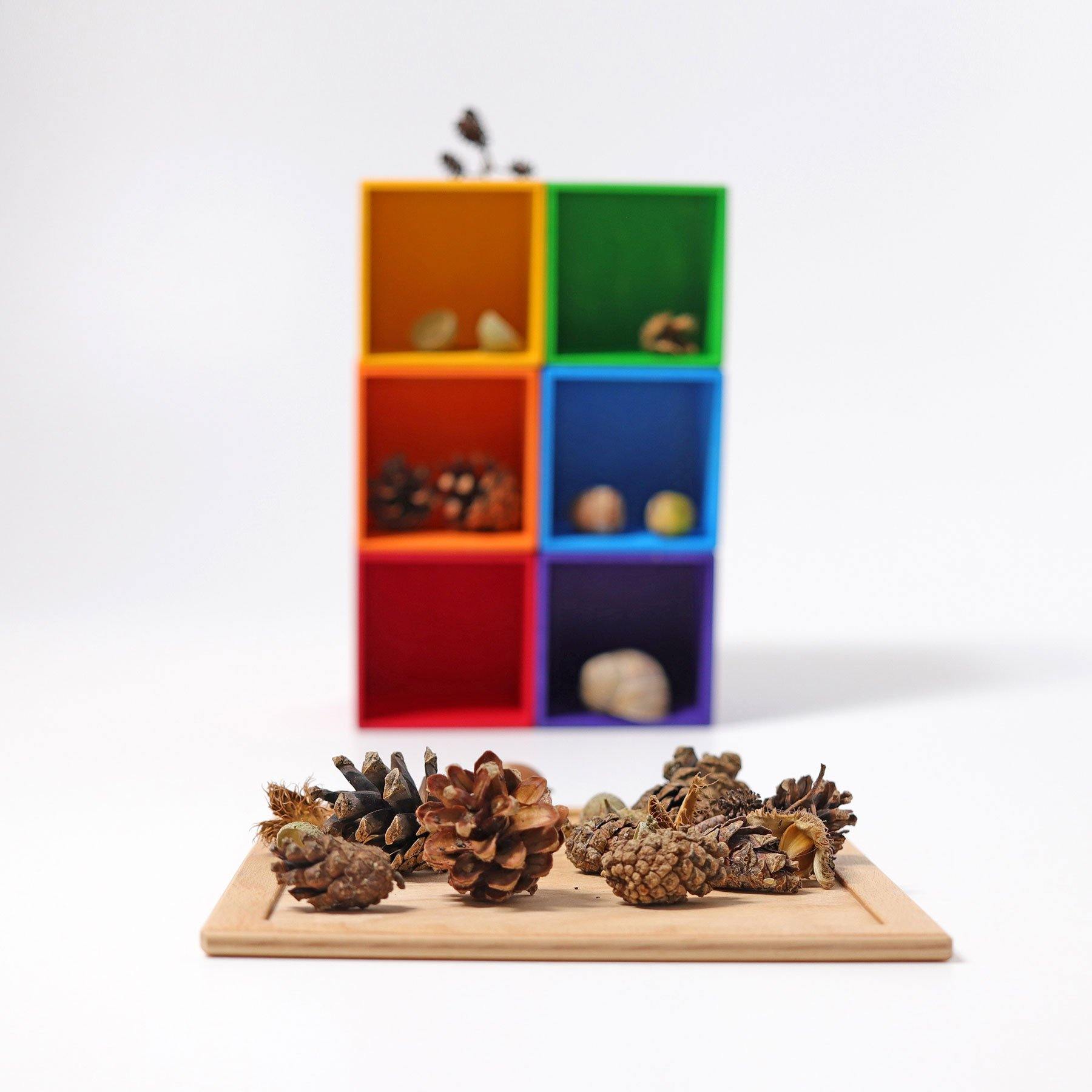 Open-ended Play GRIMM'S Spiel und Holz Design 6er Sortierhilfe