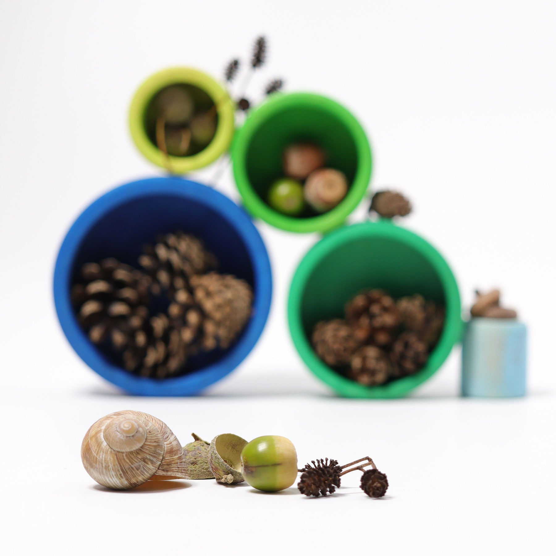 Sortieren GRIMM'S Spiel und Holz Design Schälchenset Ozean