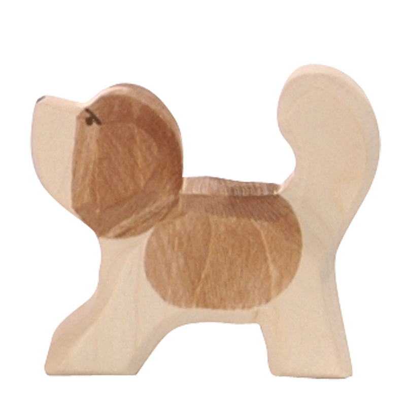 Holztiere & Figuren Ostheimer Holzspielzeug Bernhardiner kl. Kopf hoch