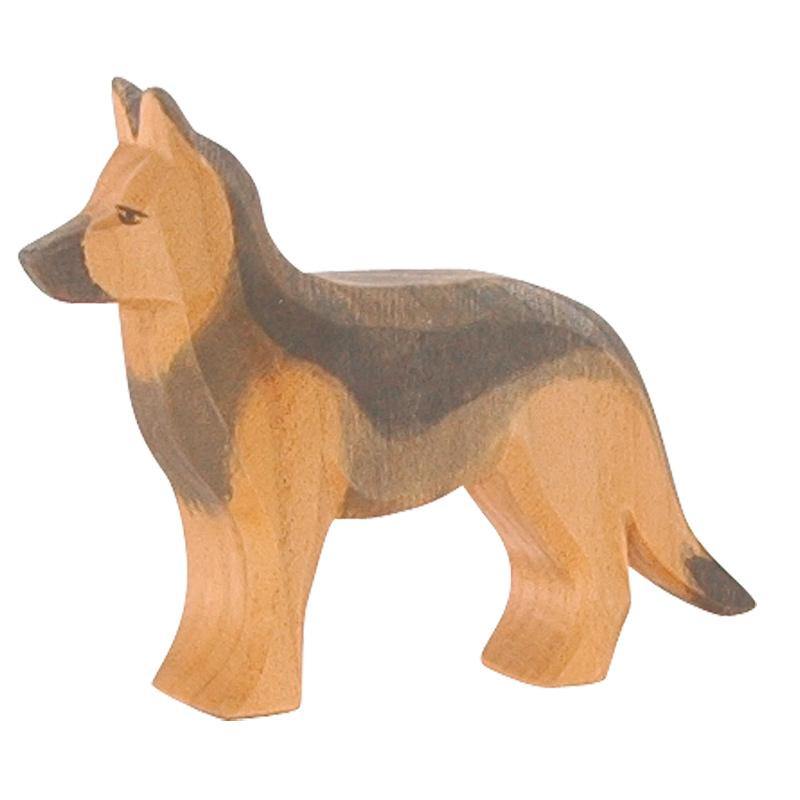 Holztiere & Figuren Ostheimer Holzspielzeug Schäferhund stehend