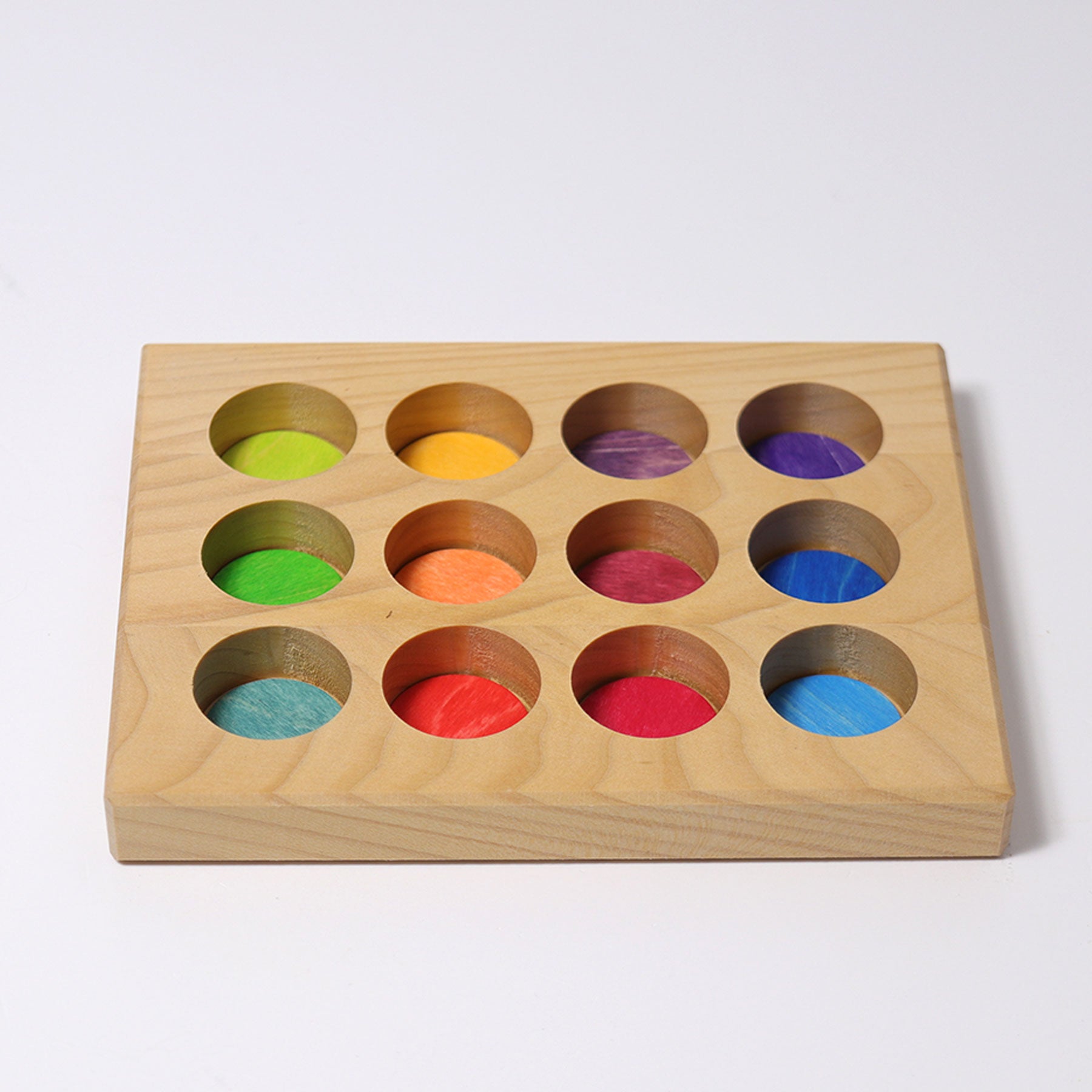 Sortieren GRIMM'S Spiel und Holz Design Sortier-Brettchen Regenbogen