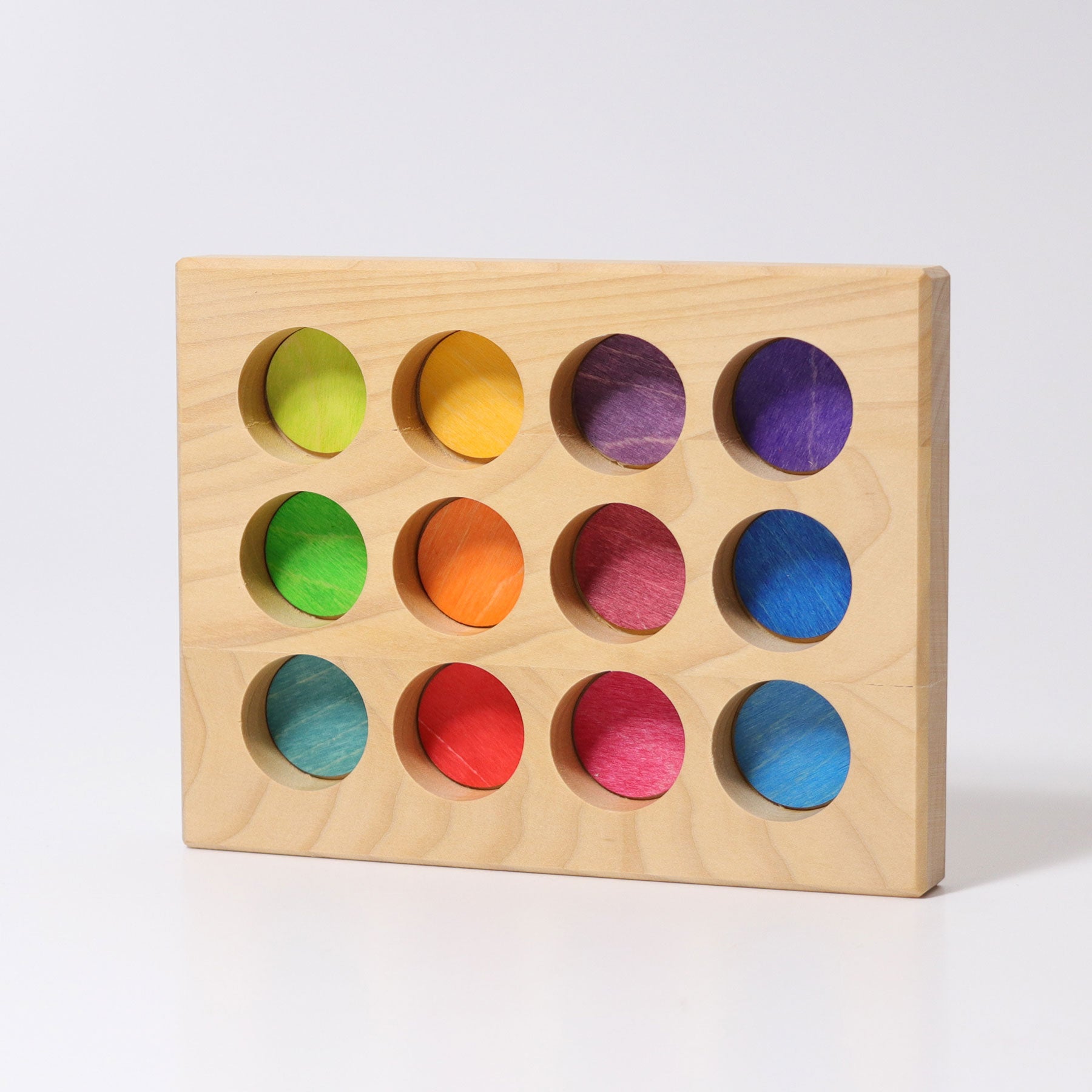 Sortieren GRIMM'S Spiel und Holz Design Sortier-Brettchen Regenbogen