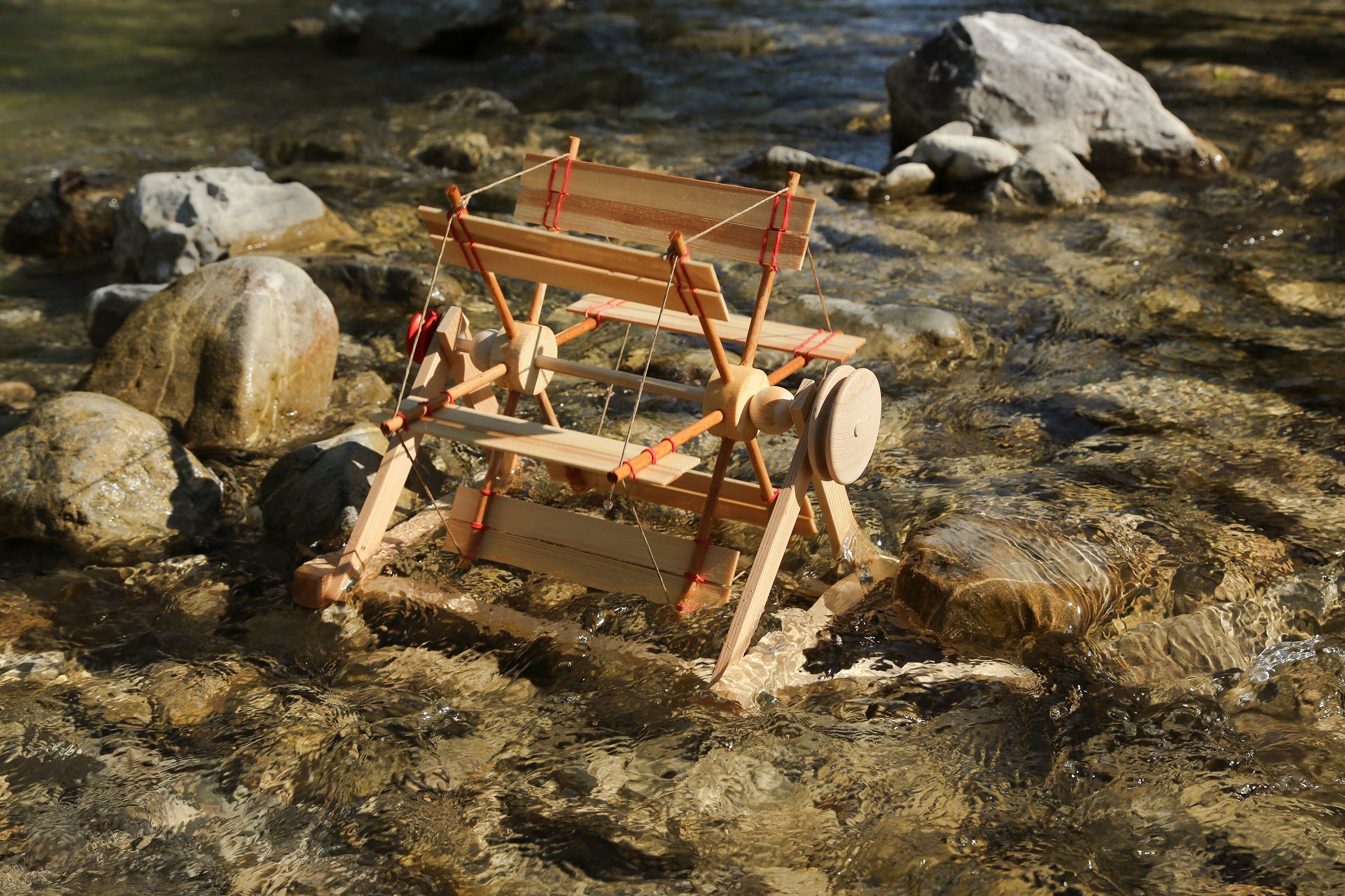 Holzbausatz Kraul Flussrad