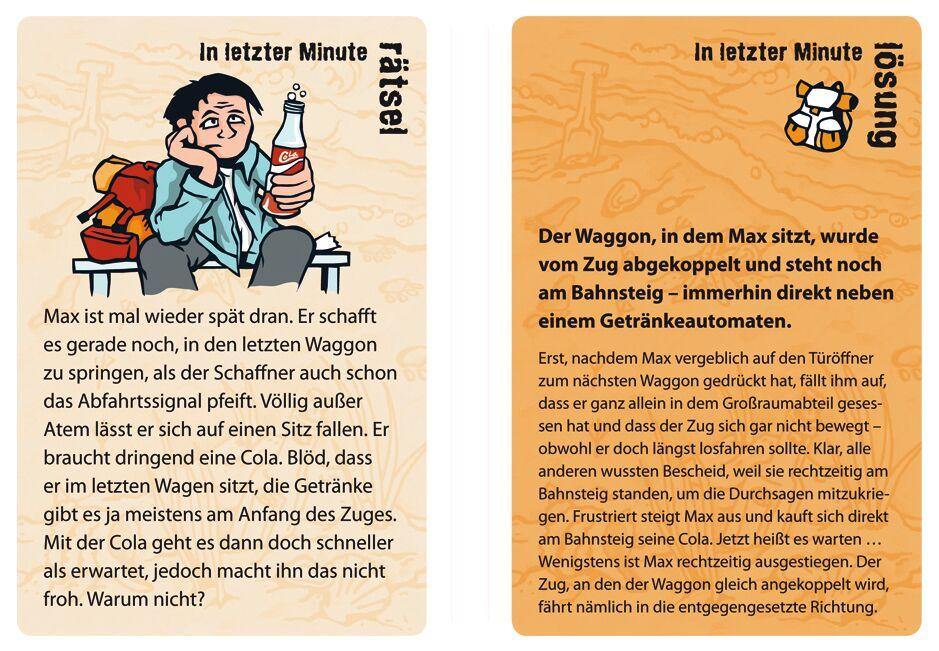 Moses 50 Karten / Pocket Quiz Moses Verlag black stories junior: orange stories