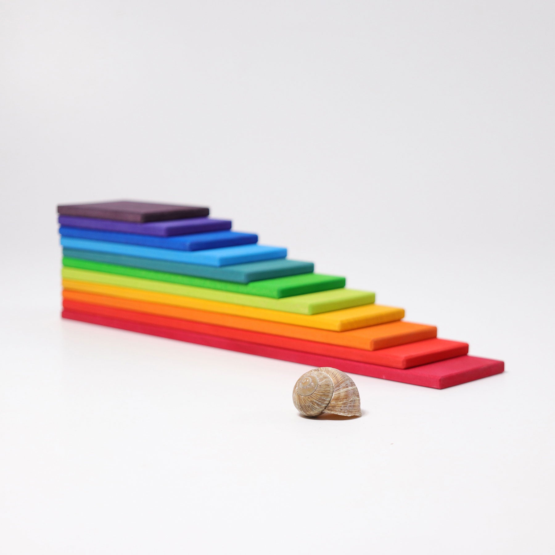Open-ended Play GRIMM'S Spiel und Holz Design Regenbogen Bauplatten