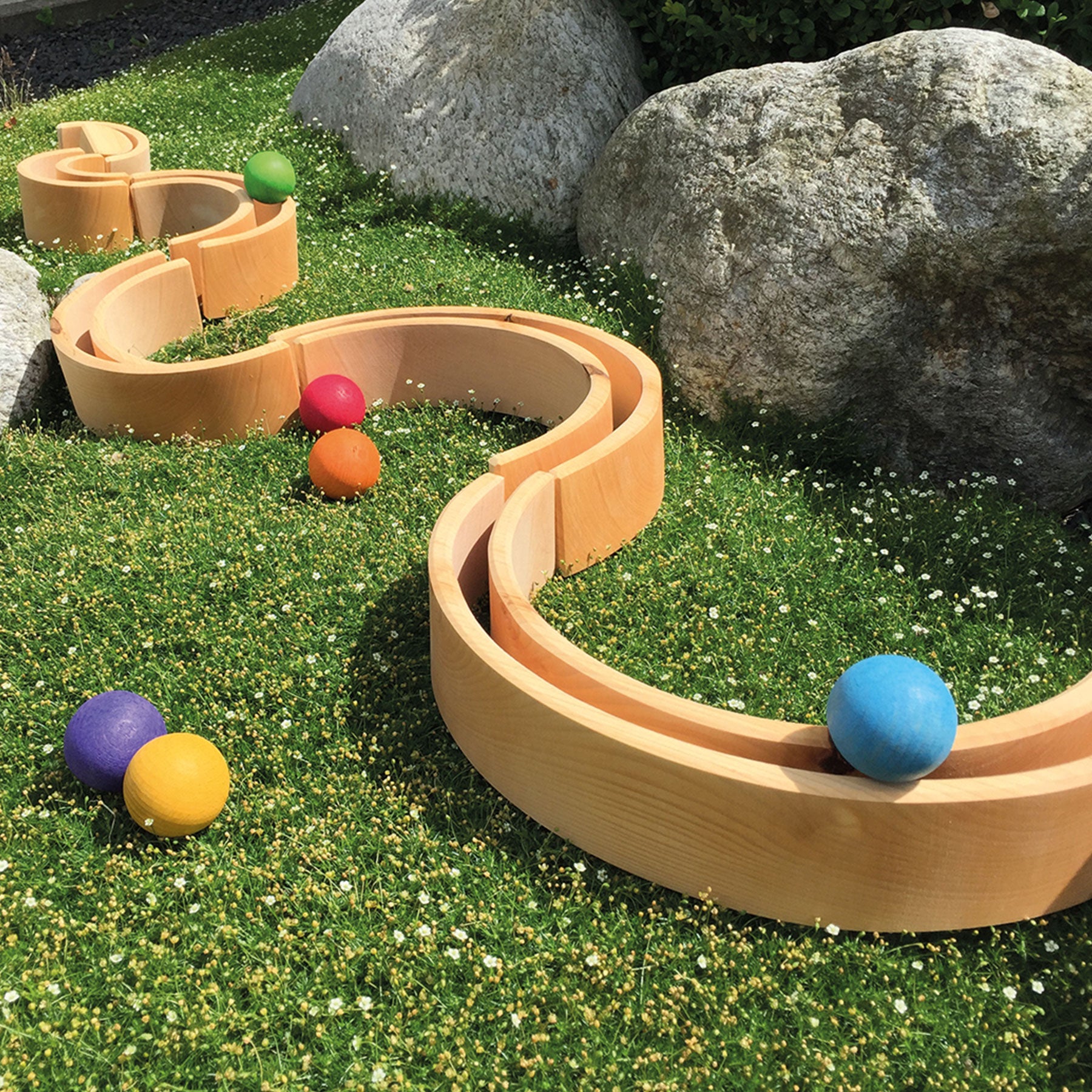 Open-ended Play GRIMM'S Spiel und Holz Design Großer Regenbogen Natur