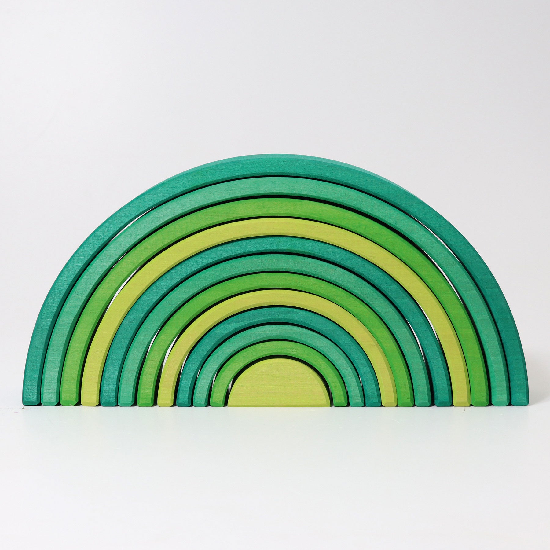 Open-ended Play GRIMM'S Spiel und Holz Design Großer Regenbogen Waldgrün