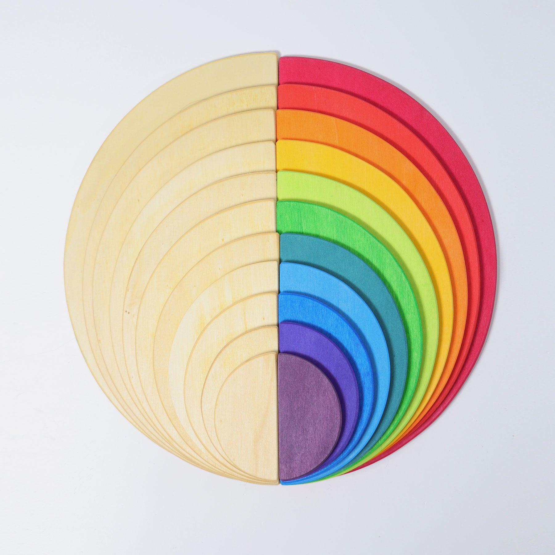Open-ended Play GRIMM'S Spiel und Holz Design Regenbogen Halbkreise