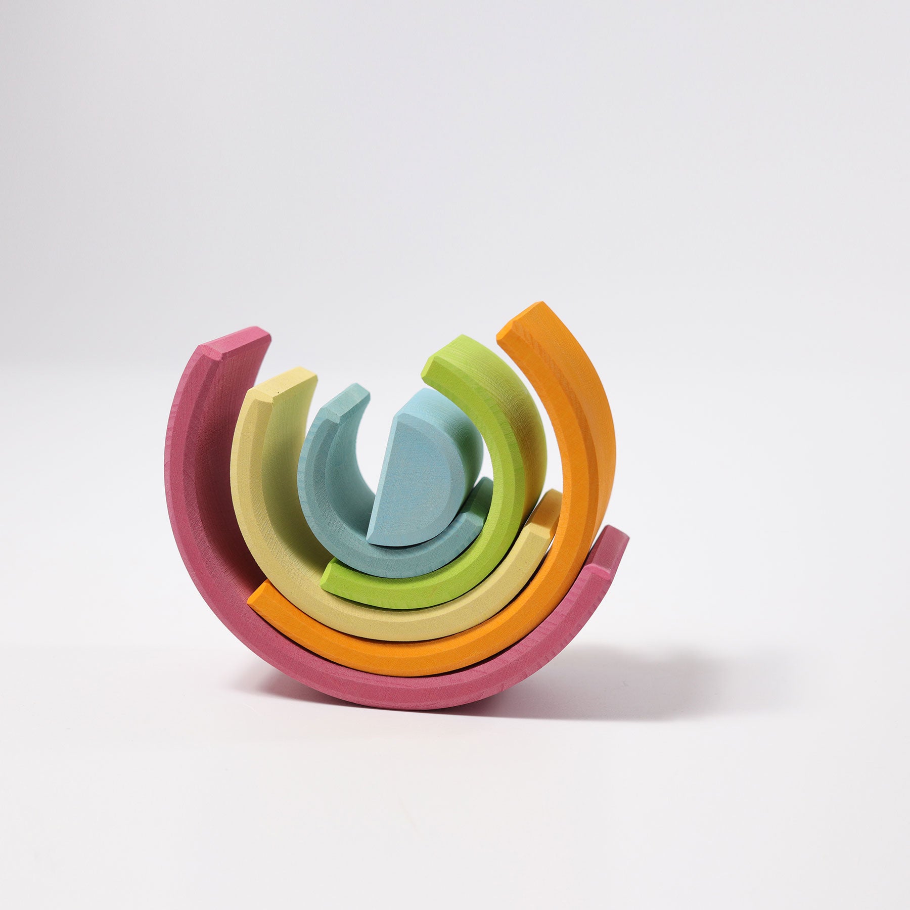 Open-ended Play GRIMM'S Spiel und Holz Design Regenbogen Pastell