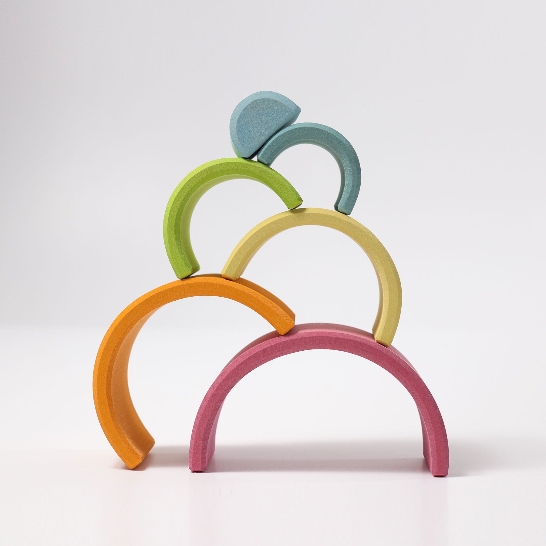 Open-ended Play GRIMM'S Spiel und Holz Design Regenbogen Pastell