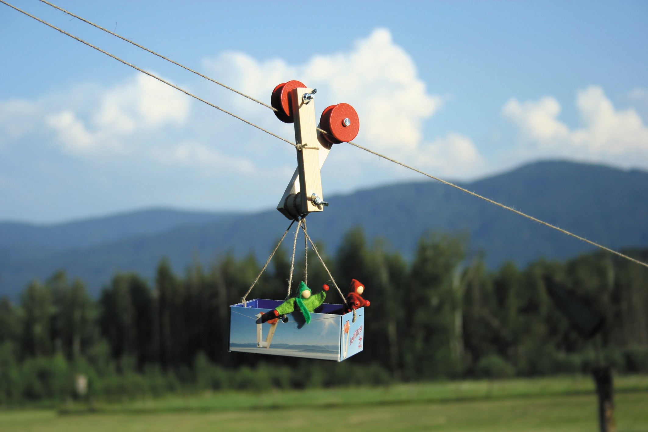 Holzbausatz Kraul Seilflitzer