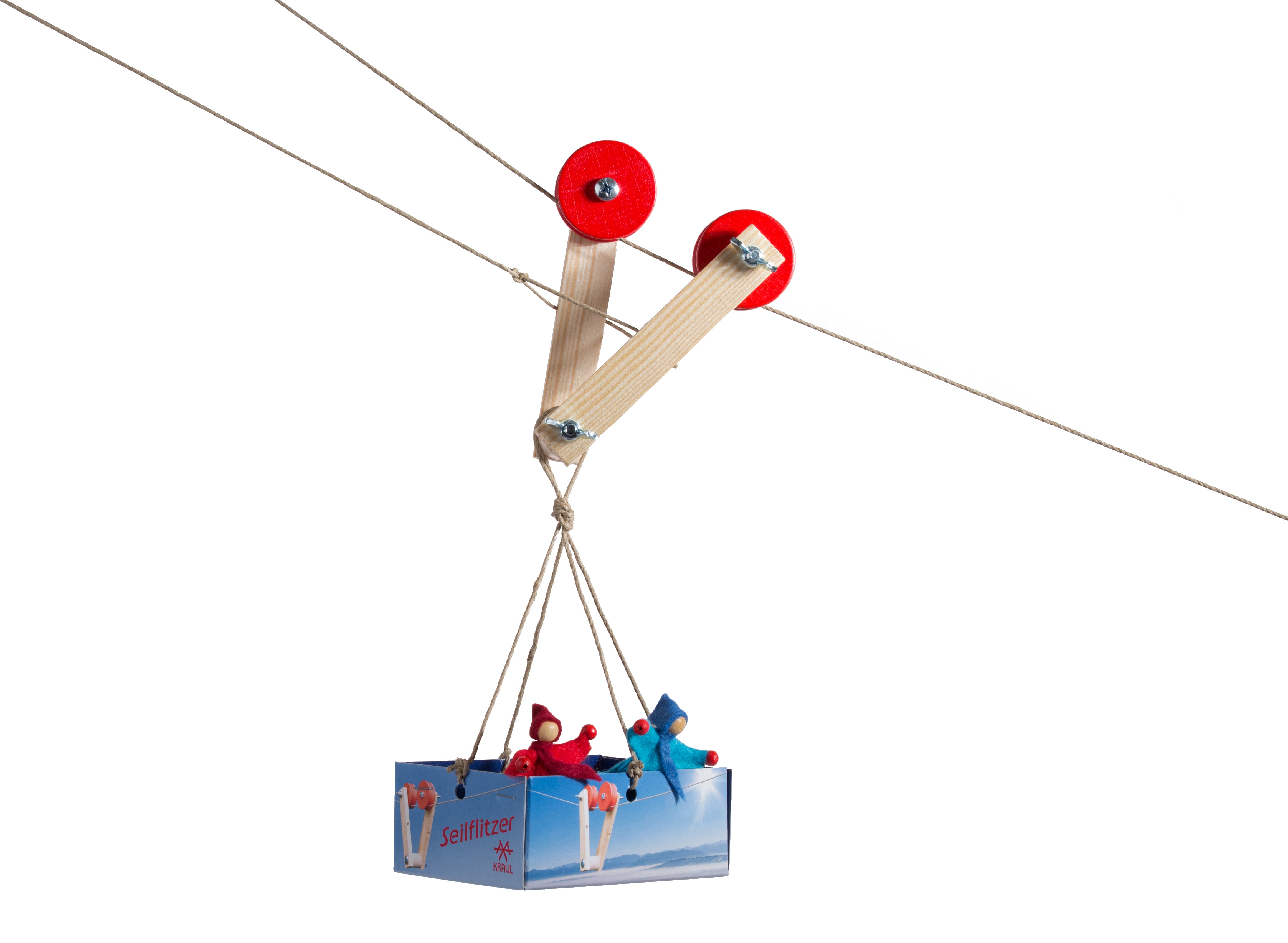 Holzbausatz Kraul Seilflitzer