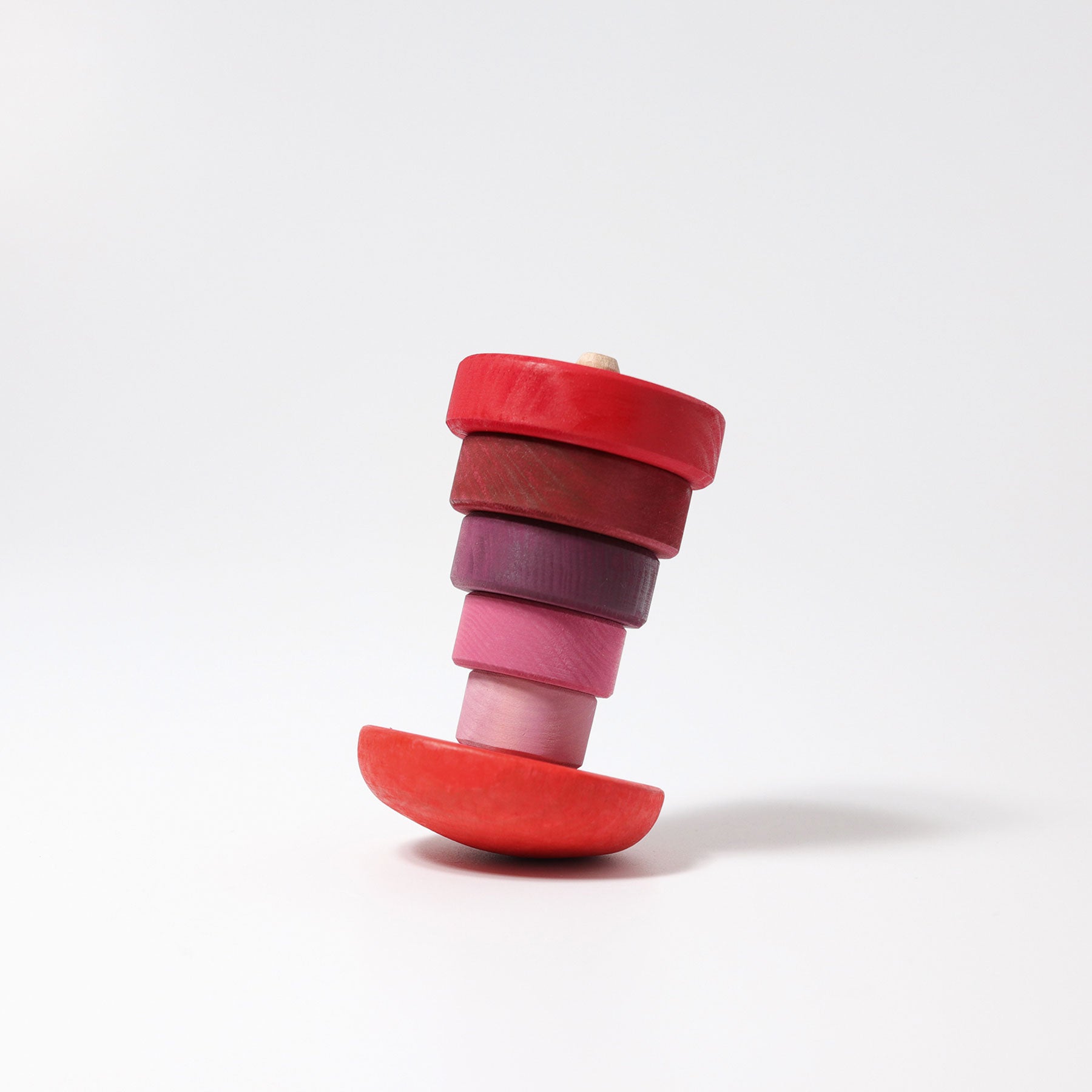 Stapelspiel GRIMM'S Spiel und Holz Design Rosa Stehauf Scheibentürmchen