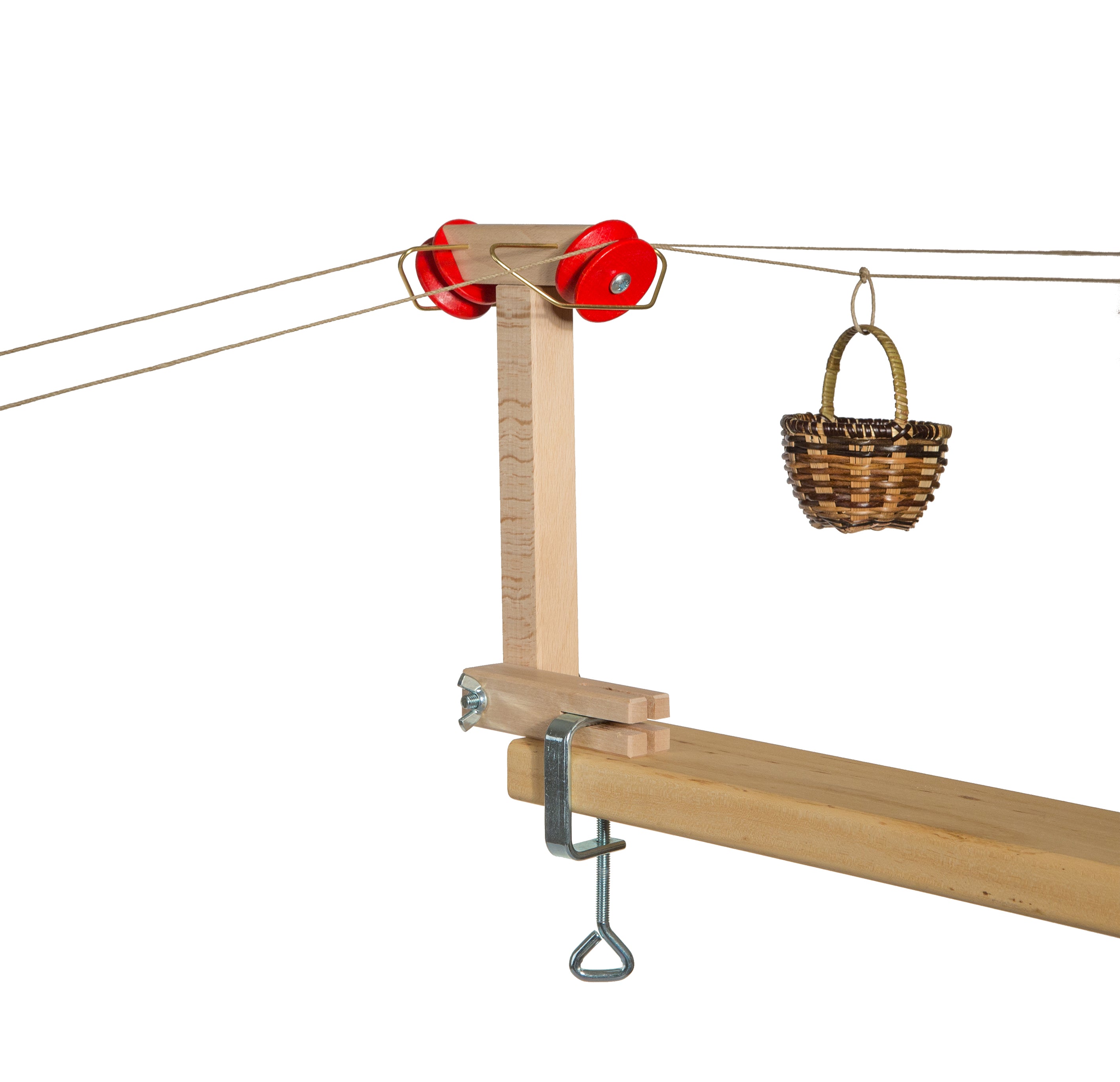 Holzbausatz Kraul Stütze zur Körbchen Seilbahn