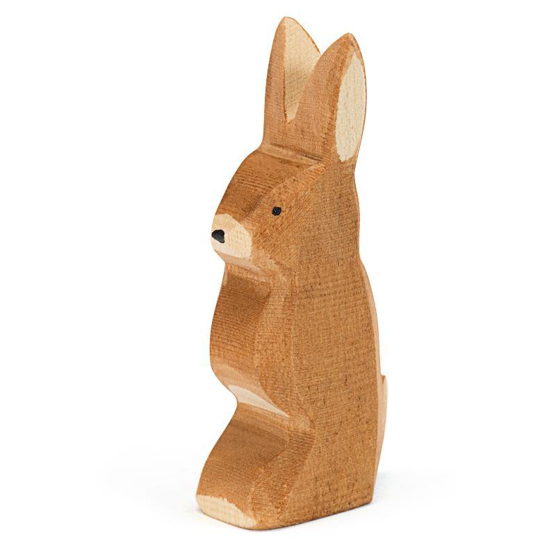 Holztiere & Figuren Ostheimer Holzspielzeug Hase Ohr hoch