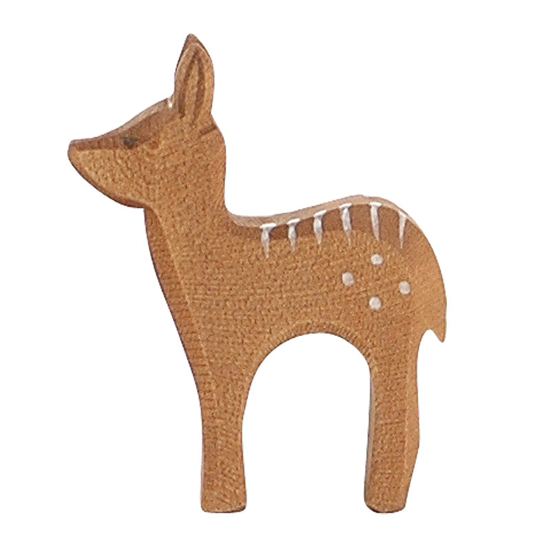 Holztiere & Figuren Ostheimer Holzspielzeug Hirschkalb stehend