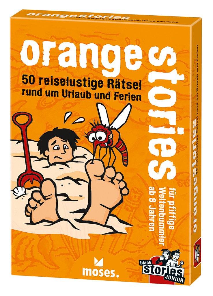 Moses 50 Karten / Pocket Quiz Moses Verlag black stories junior: orange stories