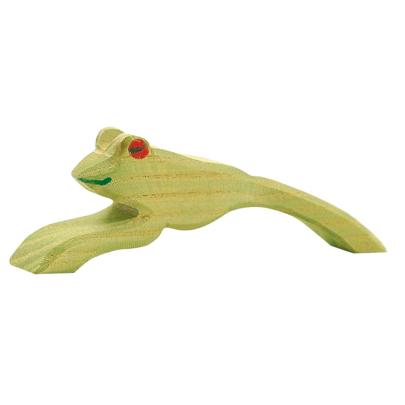 Holztiere & Figuren Ostheimer Holzspielzeug Frosch springend