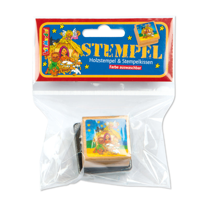 Stempel-Set Weihnachten Krippe - 2tlg