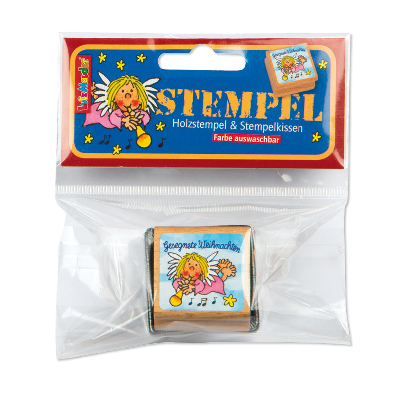 Stempel-Set Weihnachten Engel - 2tlg.