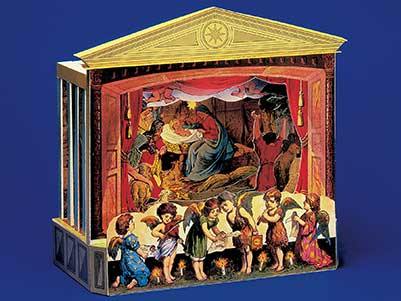 Modellbau Schreiber-Bogen Theater-Krippe