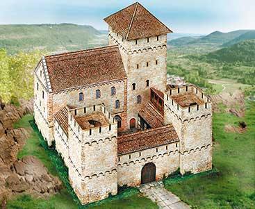 Modellbau Schreiber-Bogen Ritterburg Rudolfseck