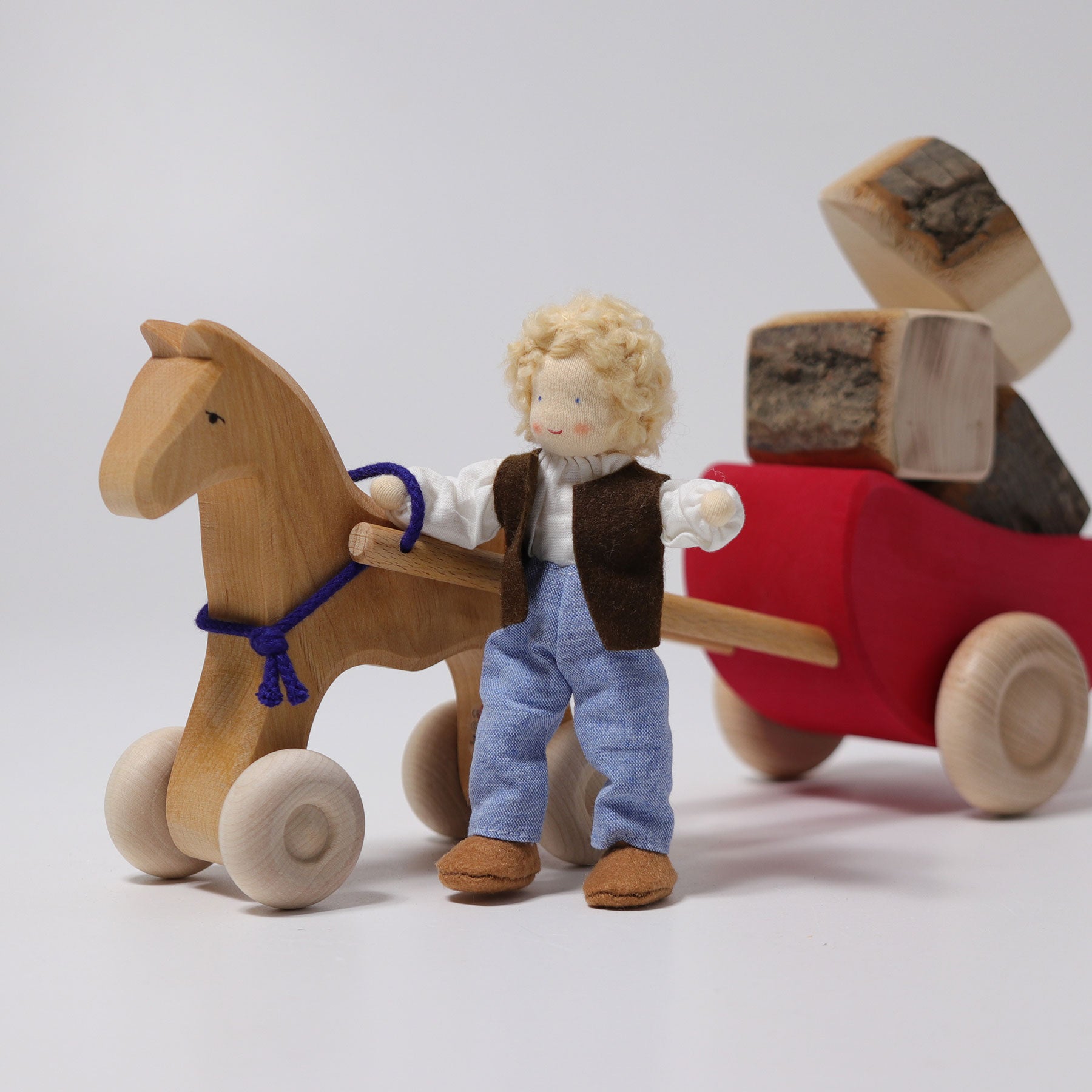 Puppe GRIMM'S Spiel und Holz Design Biegepüppchen Herr Linde