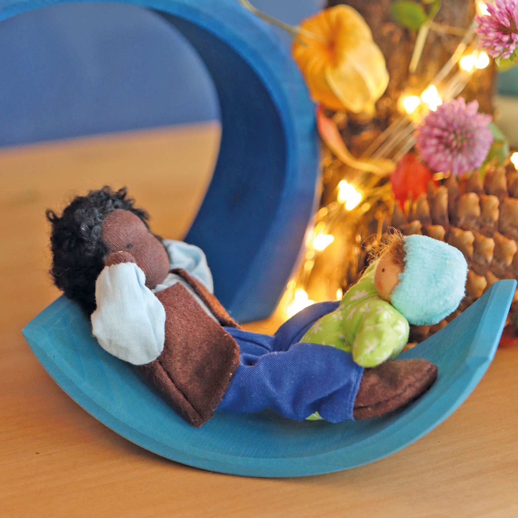 Puppe GRIMM'S Spiel und Holz Design Herr Ebenholz