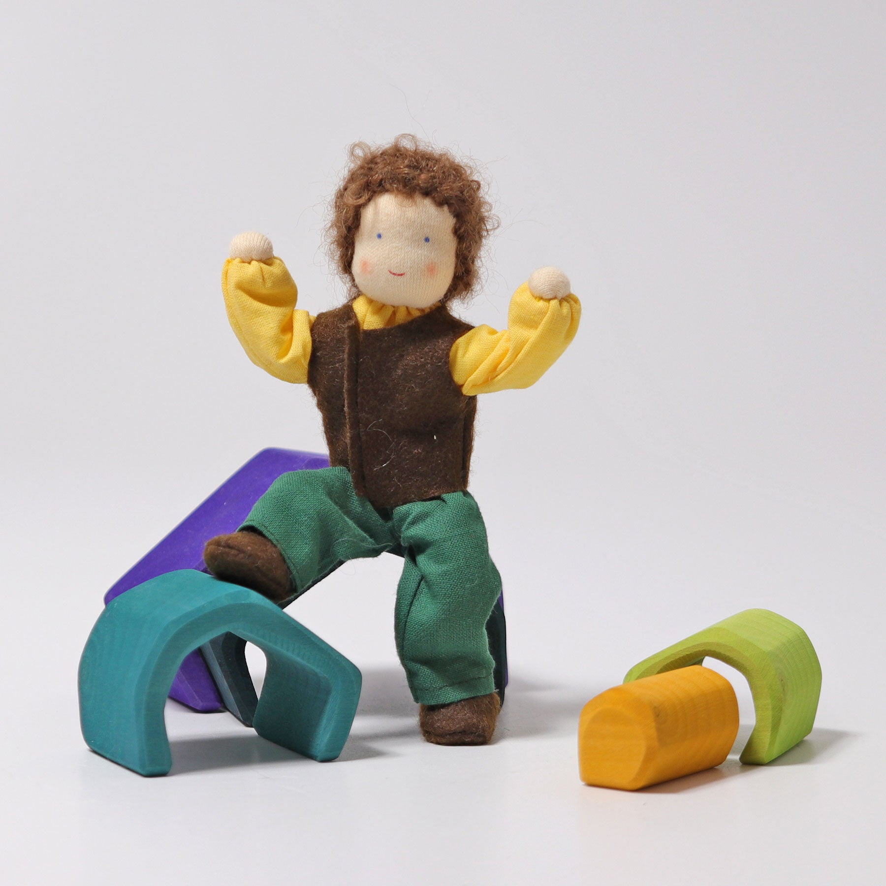 Puppe GRIMM'S Spiel und Holz Design Biegepüppchen Herr Erle