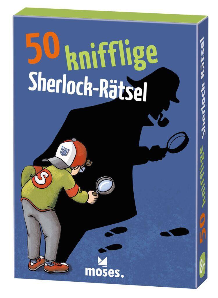 Moses 50 Karten / Pocket Quiz Moses Verlag 50 knifflige Sherlock-Rätsel