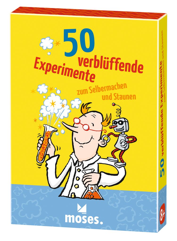 Moses 50 Karten / Pocket Quiz Moses Verlag 50 verblüffende Experimente zum Selbermachen und Staunen