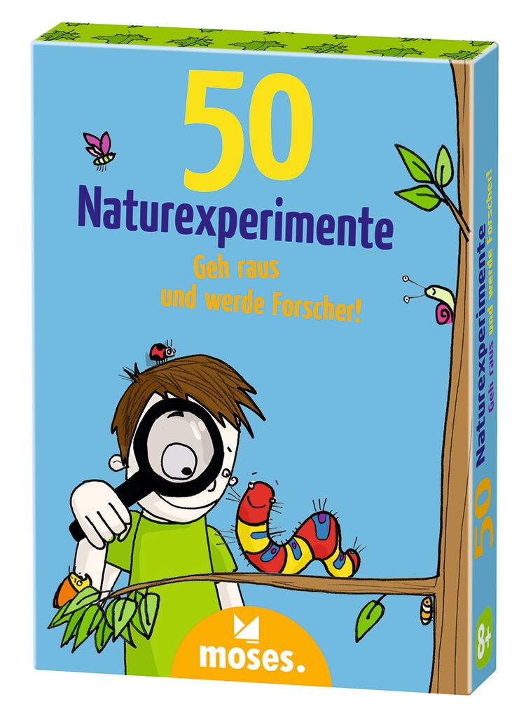Moses 50 Karten / Pocket Quiz Moses Verlag 50 Naturexperimente