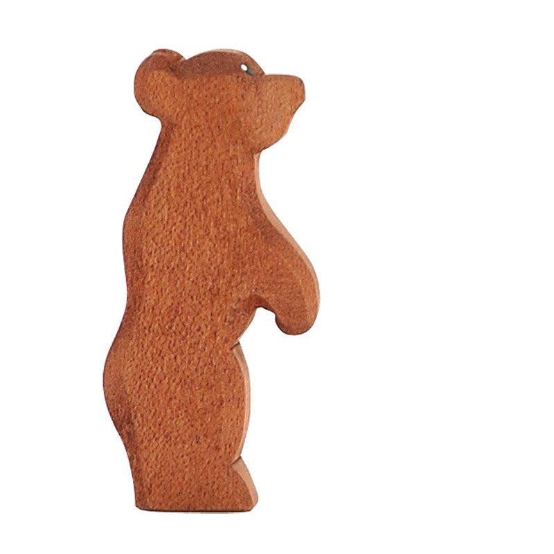 Holztiere & Figuren Ostheimer Holzspielzeug Bär klein stehend