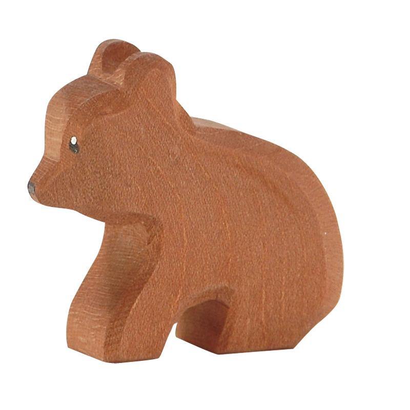 Holztiere & Figuren Ostheimer Holzspielzeug Bär klein sitzend