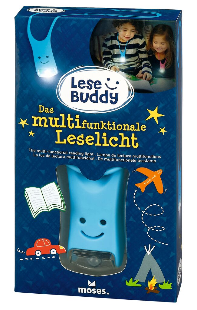 Sonstiges Moses Verlag Lese Buddy - Das multifunktionale Leselicht blau