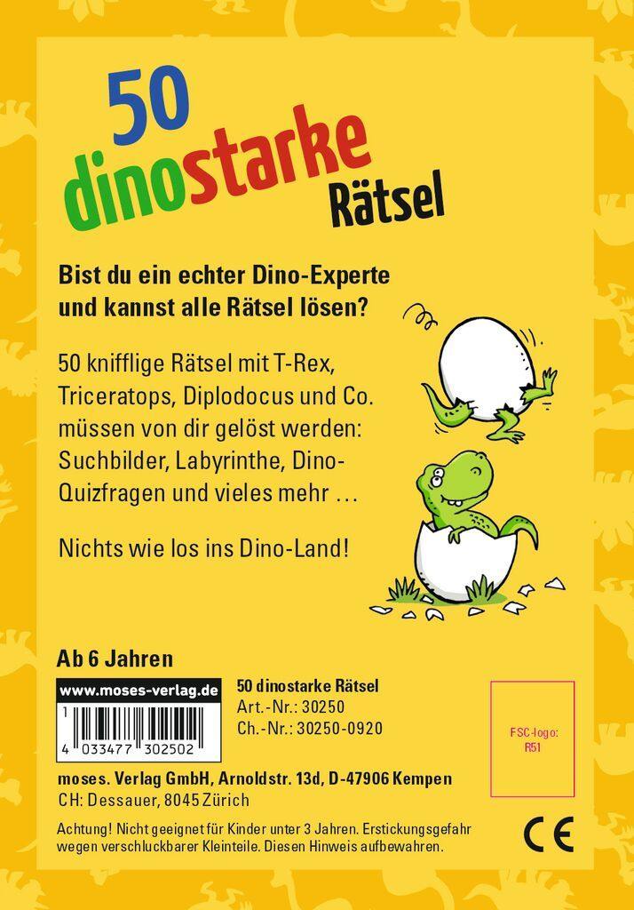 50 Dinostarke Rätsel - WELTENTDECKER