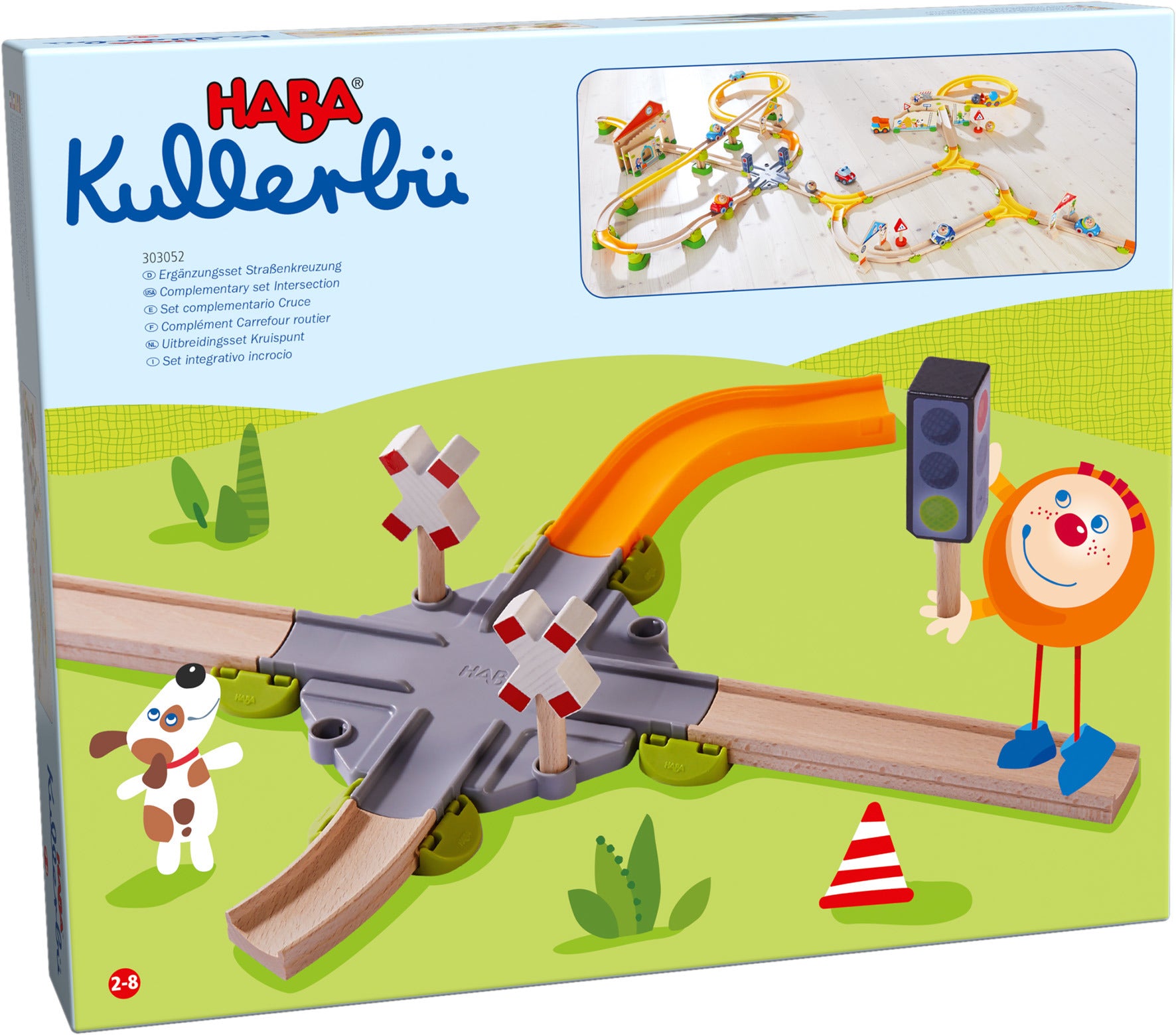 Kugelbahn HABA Kullerbü - Ergänzungsset Straßenkreuzung