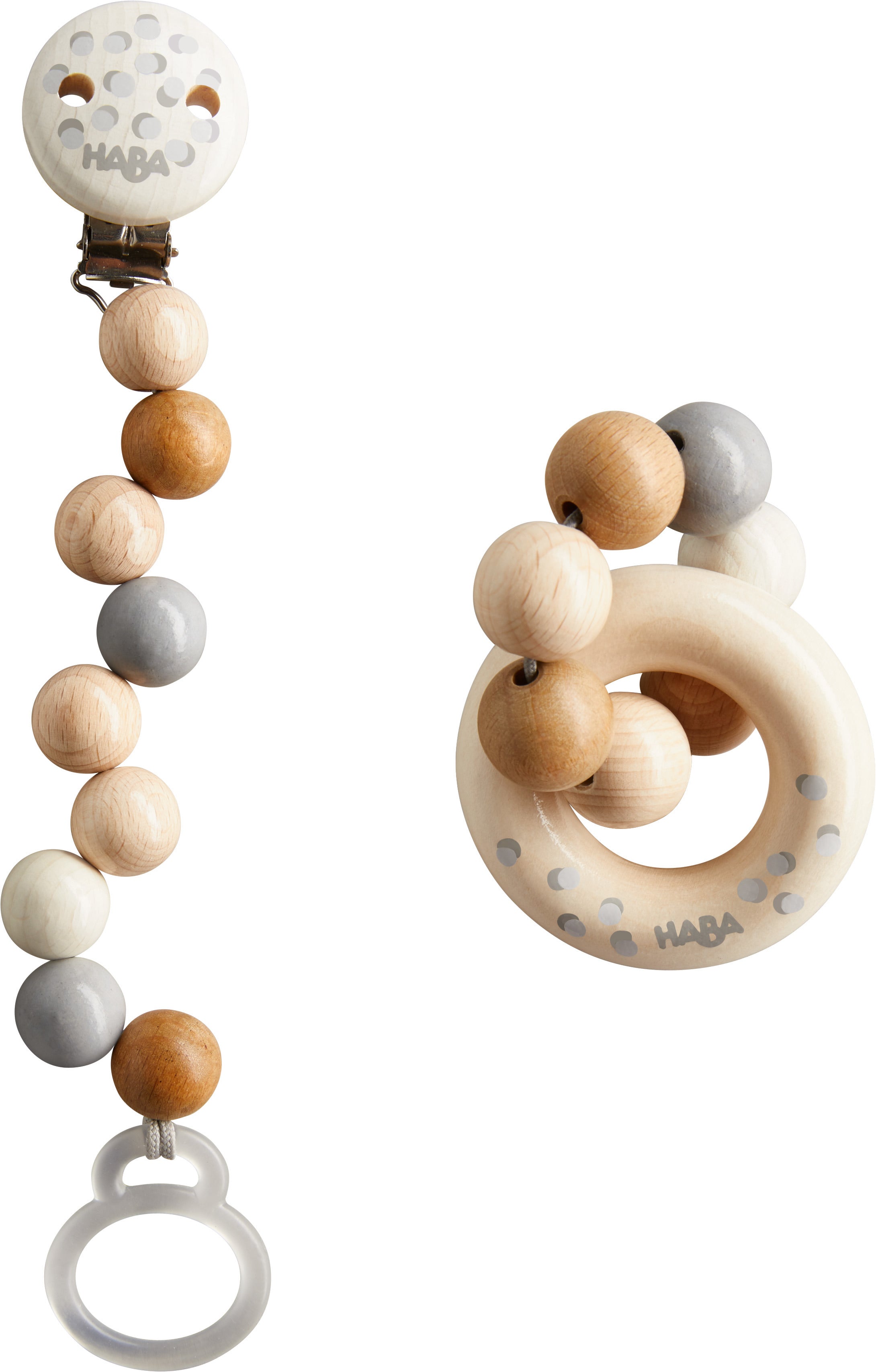 Greifen & Rasseln HABA Babygeschenk-Set Pünktchen